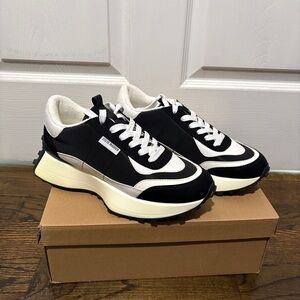Steve Madden Black and White Sneakers